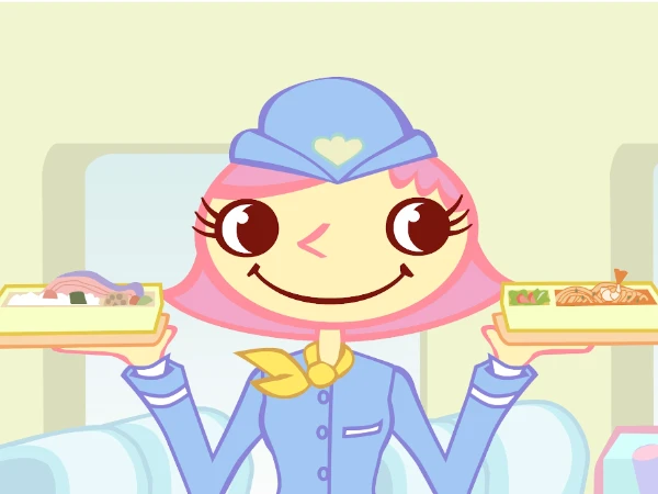機内食をたのむ