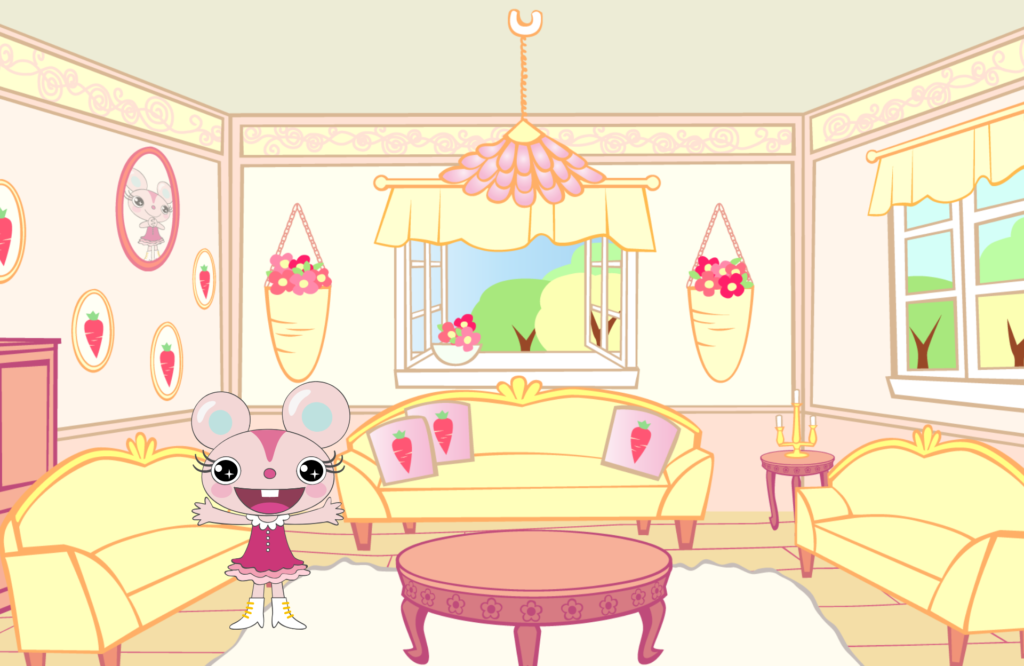 リリーの家／リビングルーム